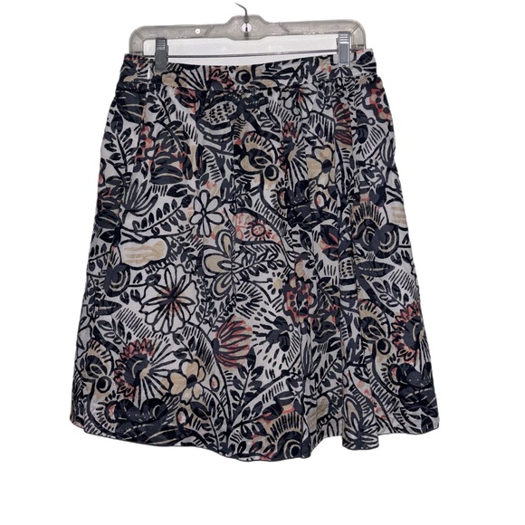 LOFT Outlet Floral Midi Skirt 8P - Picture 4 of 9